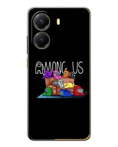 Чехол для Xiaomi POCO X7 Pro с картинкой «Логотип Among Us» Чехол для Xiaomi POCO X7 Pro с картинкой «Логотип Among Us»