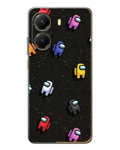 Чехол для Xiaomi POCO X7 Pro с картинкой «Космический паттерн Among Us» Чехол для Xiaomi POCO X7 Pro с картинкой «Космический паттерн Among Us»