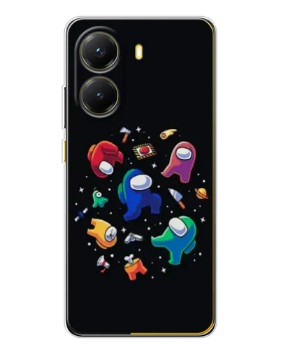 Чехол для Xiaomi POCO X7 Pro с картинкой «Among Us космос» Чехол для Xiaomi POCO X7 Pro с картинкой «Among Us космос»