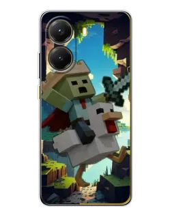 Чохол для Xiaomi POCO X7 Pro з картинкою «Стів та гусь» Чохол для Xiaomi POCO X7 Pro з картинкою «Стів та гусь»