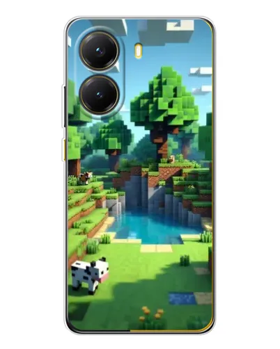 Чехол для Xiaomi POCO X7 Pro с картинкой «Minecraft летний день»