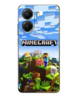 Чохол для Xiaomi POCO X7 Pro з картинкою «Minecraft класичний світ»