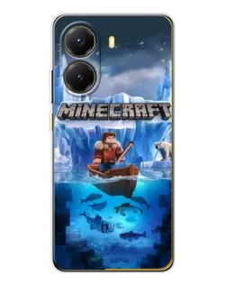 Чохол для Xiaomi POCO X7 Pro з картинкою «Minecraft льодянийсвіт»