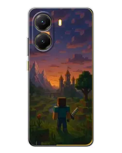 Чохол для Xiaomi POCO X7 Pro з картинкою «Стів біля вежі»
