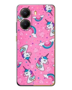Чехол для Xiaomi POCO X7 Pro с картинкой «Unicorn паттерн розовый» Чехол для Xiaomi POCO X7 Pro с картинкой «Unicorn паттерн розовый»