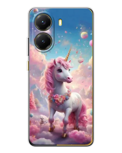 Чехол для Xiaomi POCO X7 Pro с картинкой «Единорог среди облаков» Чехол для Xiaomi POCO X7 Pro с картинкой «Единорог среди облаков»