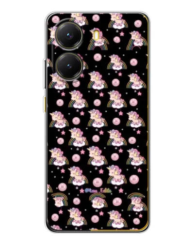 Чехол для Xiaomi POCO X7 Pro с картинкой «Magic Unicorn паттерн» Чехол для Xiaomi POCO X7 Pro с картинкой «Magic Unicorn паттерн»