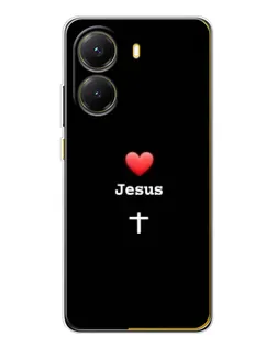 Чохол для Xiaomi POCO X7 Pro з картинкою «Серце - Jesus» Чохол для Xiaomi POCO X7 Pro з картинкою «Серце - Jesus»