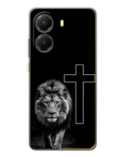Чохол для Xiaomi POCO X7 Pro з картинкою «Лев та Хрест» Чохол для Xiaomi POCO X7 Pro з картинкою «Лев та Хрест»