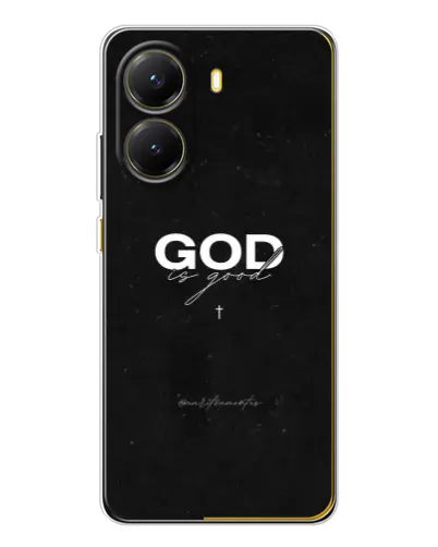 Чехол для Xiaomi POCO X7 Pro с картинкой «GOD — Бог над всем»