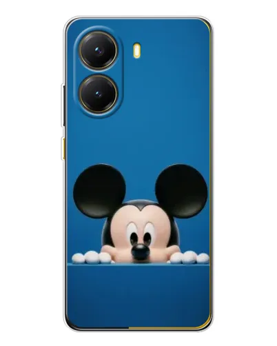 Чехол для Xiaomi POCO X7 Pro с картинкой «Микки выглядывает»