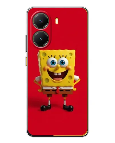 Чехол для Xiaomi POCO X7 Pro с картинкой «Спанч Боб на красном» Чехол для Xiaomi POCO X7 Pro с картинкой «Спанч Боб на красном»