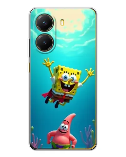 Чехол для Xiaomi POCO X7 Pro с картинкой «Спанч Боб под водой» Чехол для Xiaomi POCO X7 Pro с картинкой «Спанч Боб под водой»