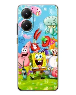 Чехол для Xiaomi POCO X7 Pro с картинкой «Губка Боб и друзья» Чехол для Xiaomi POCO X7 Pro с картинкой «Губка Боб и друзья»