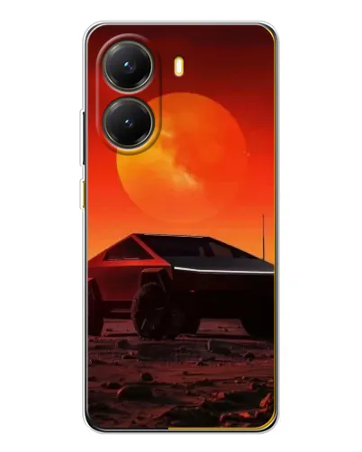 Чехол для Xiaomi POCO X7 Pro с картинкой «Cybertruck на Марсе» Чехол для Xiaomi POCO X7 Pro с картинкой «Cybertruck на Марсе»