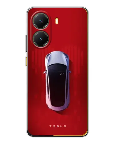 Чехол для Xiaomi POCO X7 Pro с картинкой «Tesla Top View» Чехол для Xiaomi POCO X7 Pro с картинкой «Tesla Top View»