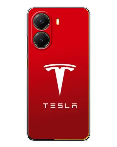 Чехол для Xiaomi POCO X7 Pro с картинкой «Tesla Red Classic» Чехол для Xiaomi POCO X7 Pro с картинкой «Tesla Red Classic»