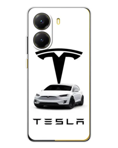 Чехол для Xiaomi POCO X7 Pro с картинкой «Tesla White Style» Чехол для Xiaomi POCO X7 Pro с картинкой «Tesla White Style»