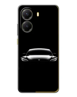 Чехол для Xiaomi POCO X7 Pro с картинкой «Фары Tesla Night» Чехол для Xiaomi POCO X7 Pro с картинкой «Фары Tesla Night»