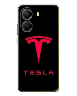 Чехол для Xiaomi POCO X7 Pro с картинкой «Tesla Red Logo» Чехол для Xiaomi POCO X7 Pro с картинкой «Tesla Red Logo»