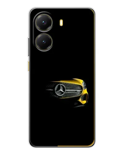 Чехол для Xiaomi POCO X7 Pro с картинкой «Mercedes — ретро стиль»