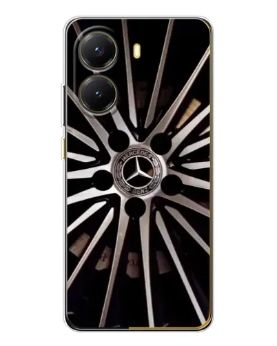 Чехол для Xiaomi POCO X7 Pro с картинкой «Диск Mercedes»