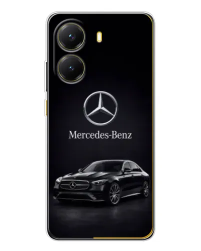 Чехол для Xiaomi POCO X7 Pro с картинкой «Mercedes — решетка радиатора»