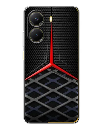 Чехол для Xiaomi POCO X7 Pro с картинкой «Mercedes Carbon Grid»