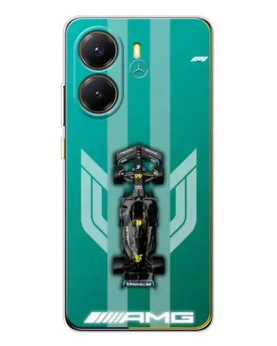 Чехол для Xiaomi POCO X7 Pro с картинкой «Mercedes AMG Petronas»