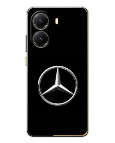 Чехол для Xiaomi POCO X7 Pro с картинкой «Mercedes классический лого»