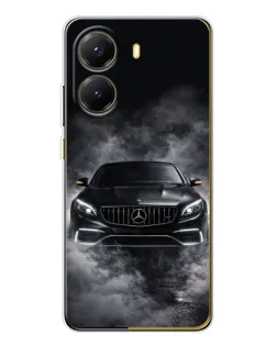 Чехол для Xiaomi POCO X7 Pro с картинкой «Mercedes в дыму»