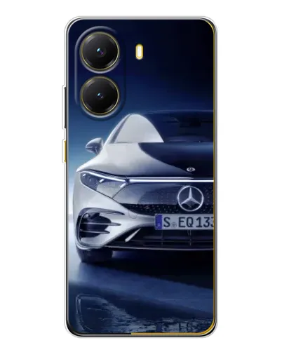 Чехол для Xiaomi POCO X7 Pro с картинкой «Mercedes EQ — будущее»