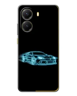 Чохол для Xiaomi POCO X7 Pro з картинкою «Неоновий контур Lamborghini» Чохол для Xiaomi POCO X7 Pro з картинкою «Неоновий контур Lamborghini»