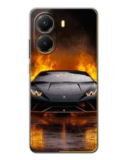 Чохол для Xiaomi POCO X7 Pro з картинкою «Lamborghini у вогні» Чохол для Xiaomi POCO X7 Pro з картинкою «Lamborghini у вогні»