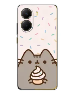 Чехол для Xiaomi POCO X7 Pro с картинкой «Пушин с кексом»