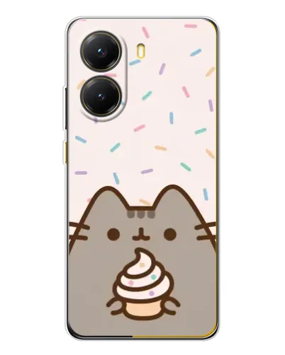 Чехол для Xiaomi POCO X7 Pro с картинкой «Пушин с кексом» Чехол для Xiaomi POCO X7 Pro с картинкой «Пушин с кексом»