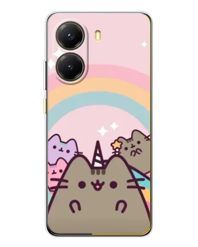 Чехол для Xiaomi POCO X7 Pro с картинкой «Единорог Pusheen» Чехол для Xiaomi POCO X7 Pro с картинкой «Единорог Pusheen»