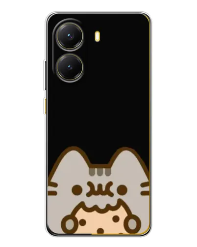 Чехол для Xiaomi POCO X7 Pro с картинкой «Пушин на черном» Чехол для Xiaomi POCO X7 Pro с картинкой «Пушин на черном»