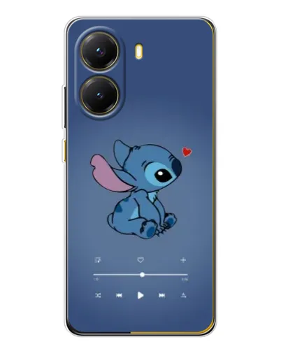 Чехол для Xiaomi POCO X7 Pro с картинкой «Музыкальный Stitch»