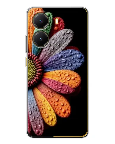 Чехол для Xiaomi POCO X7 Pro с картинкой «Радужный цветок» Чехол для Xiaomi POCO X7 Pro с картинкой «Радужный цветок»
