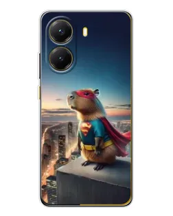 Чохол для Xiaomi POCO X7 Pro з картинкою «Капі-мен супергерой»