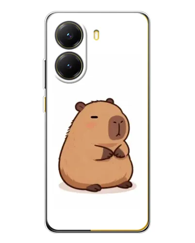 Чехол для Xiaomi POCO X7 Pro с картинкой «Толстенькая капибара»