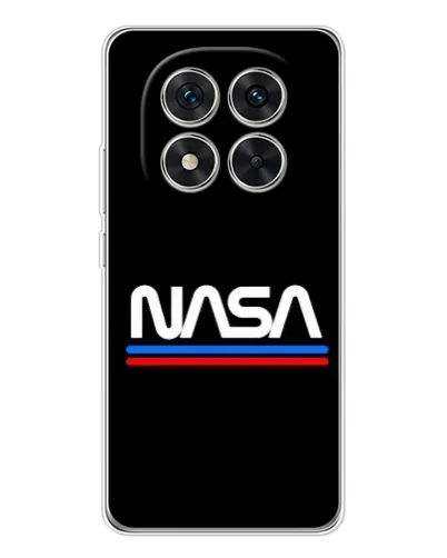 Чехол для Xiaomi POCO X7 с картинкой «NASA — классика Red Blue»