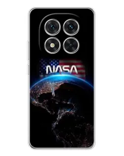 Чехол для Xiaomi POCO X7 с картинкой «Земля из космоса NASA»
