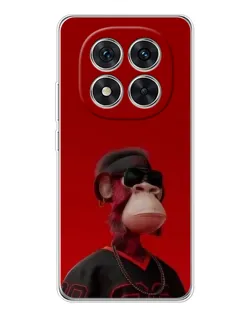 Чехол для Xiaomi POCO X7 с картинкой «Bored Ape в красном»