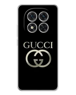 Чехол для Xiaomi POCO X7 с картинкой «Gucci — золото на черном» Чехол для Xiaomi POCO X7 с картинкой «Gucci — золото на черном»