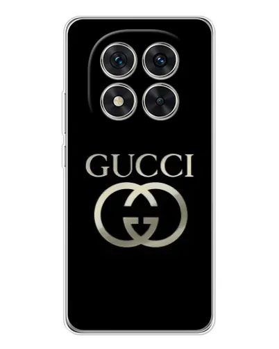 Чехол для Xiaomi POCO X7 с картинкой «Gucci — золото на черном» Чехол для Xiaomi POCO X7 с картинкой «Gucci — золото на черном»