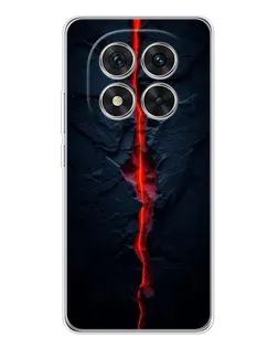 Чехол для Xiaomi POCO X7 с картинкой «Kрасная лавовая трещина»