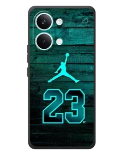 Чехол для Xiaomi Poco X8 Pro Max с картинкой «Jordan Cyan 23»