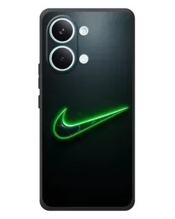 Чехол для Xiaomi Poco X8 Pro Max с картинкой «Неоновый контур Nike» Чехол для Xiaomi Poco X8 Pro Max с картинкой «Неоновый контур Nike»